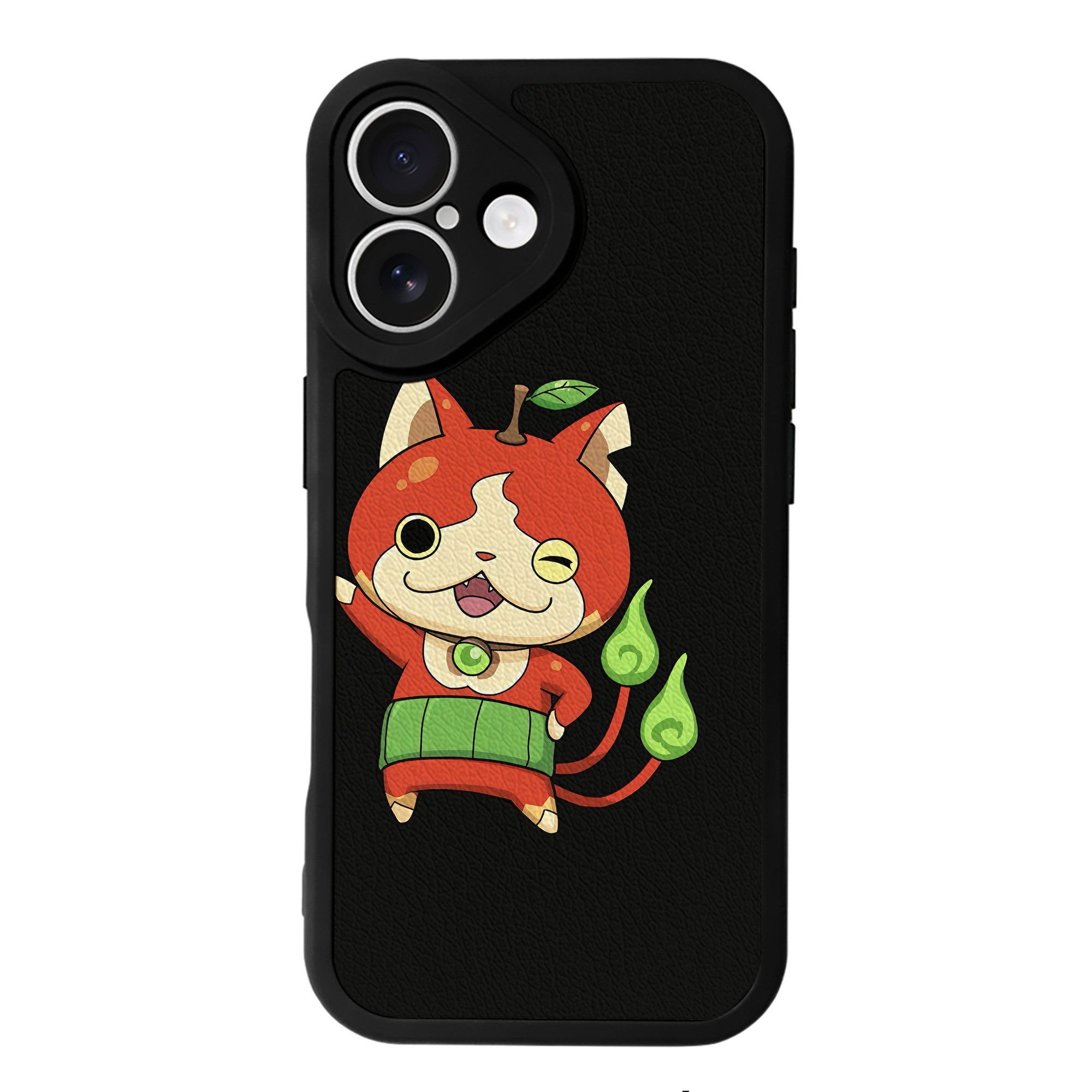 （画像用） 妖怪ウォッチ Yo-kai Watch 【iPhone 16シリーズ対応】シリコンスマホケース（レザー調） 材質：シリコン